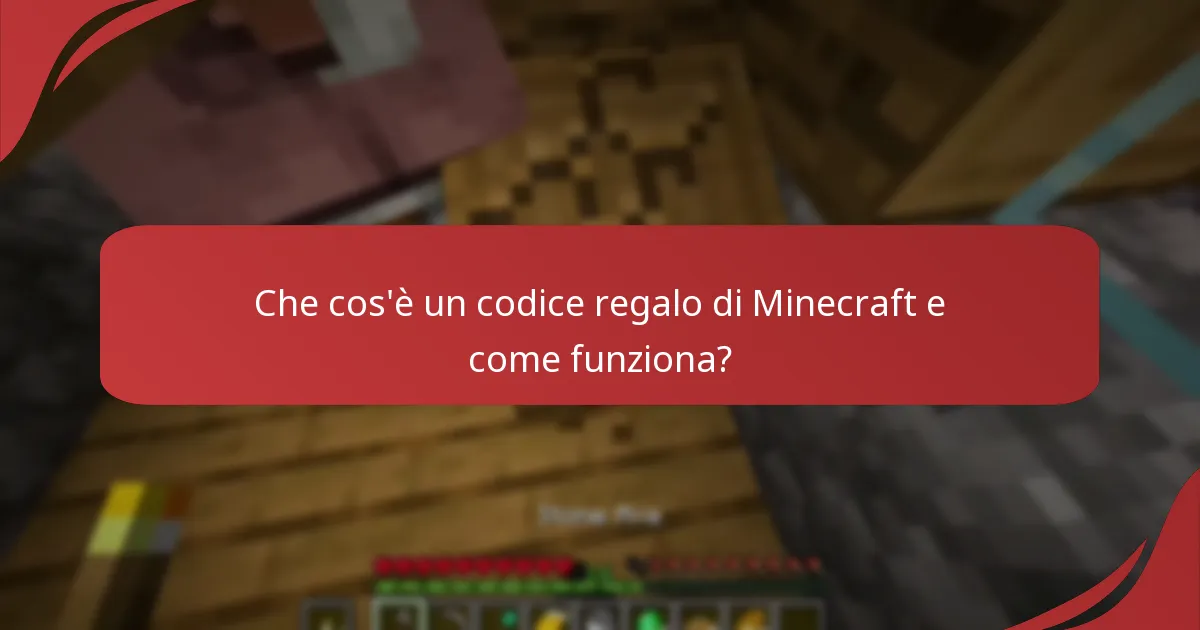 Come posso riscattare un codice regalo di Minecraft?