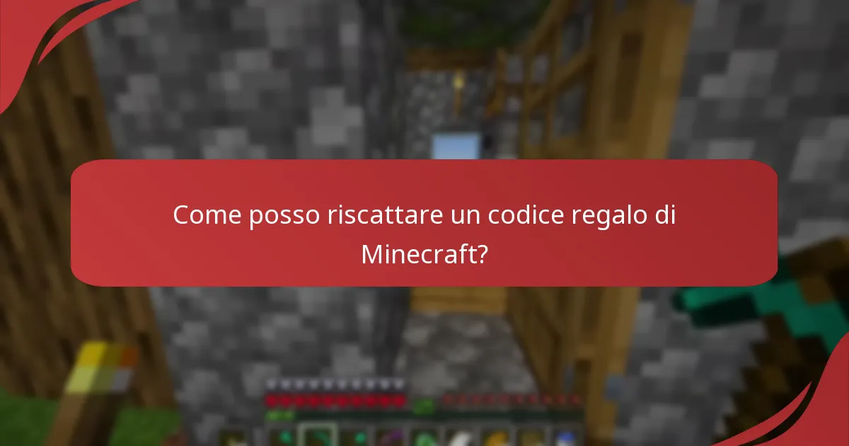 Quali tipi di contenuti di gioco posso ottenere con i codici regalo di Minecraft?