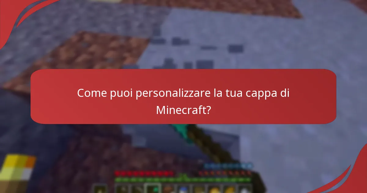 Come utilizzare le cappe in Minecraft?