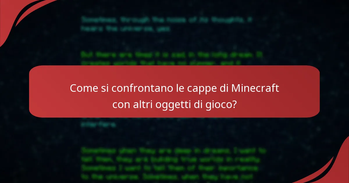 Quali sono le limitazioni al trasferimento per le cappe di Minecraft?