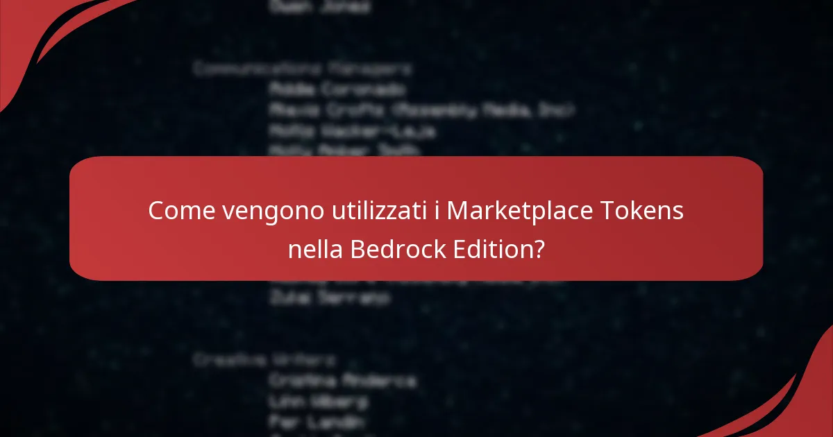 Quali sono i diversi tipi di Minecraft Marketplace Tokens?