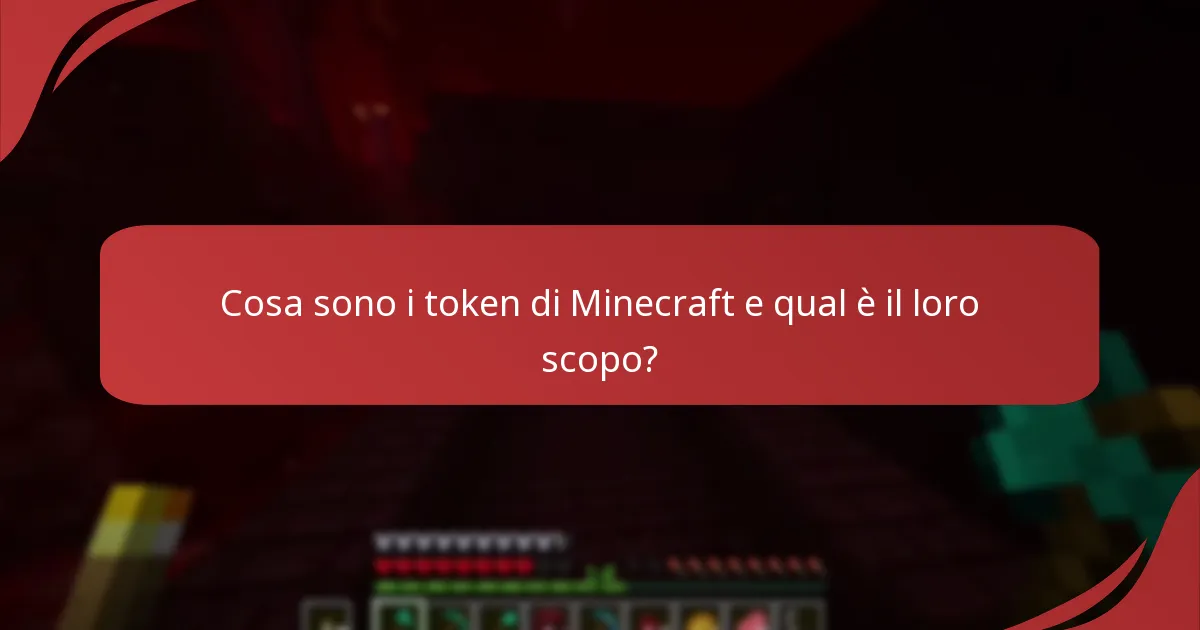 Quali opzioni di iscrizione sono disponibili con i token di Minecraft?