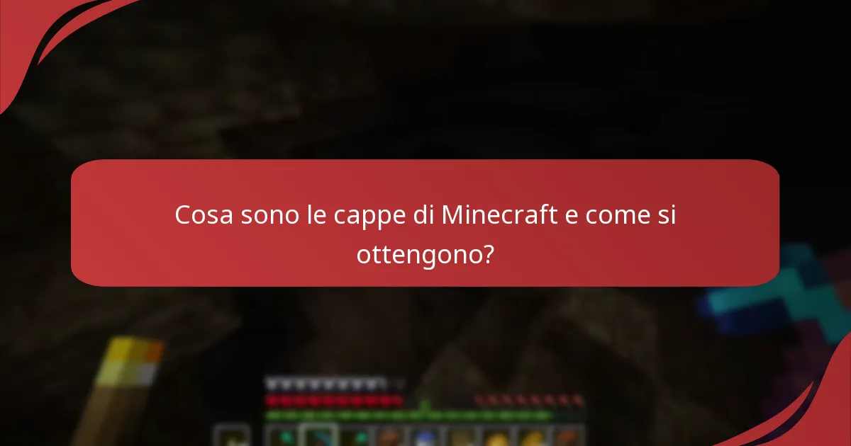 Come si confrontano le cappe di Minecraft con altri oggetti di gioco?