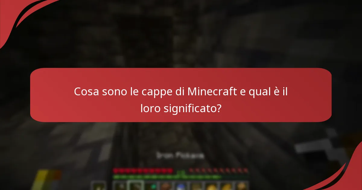 Quali eventi offrono cappe esclusive di Minecraft?