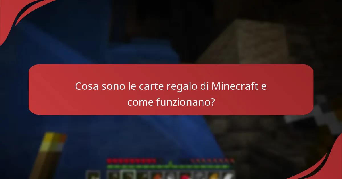 Quali carte regalo di Minecraft in edizione speciale sono disponibili?