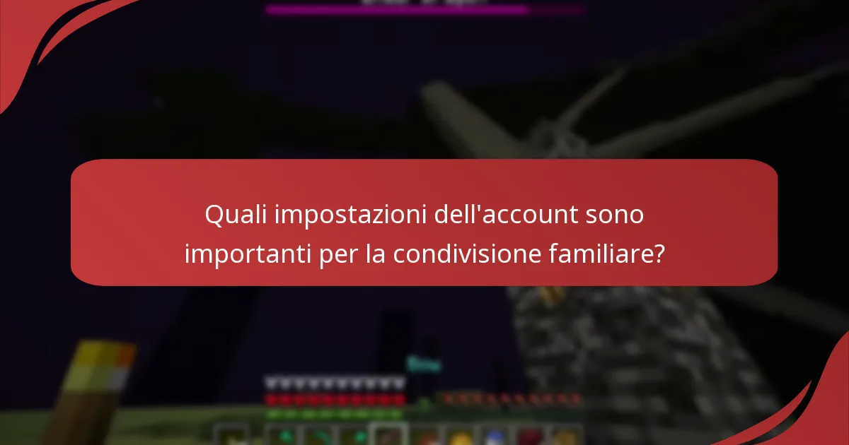 Come funzionano i permessi nella condivisione familiare di Minecraft?