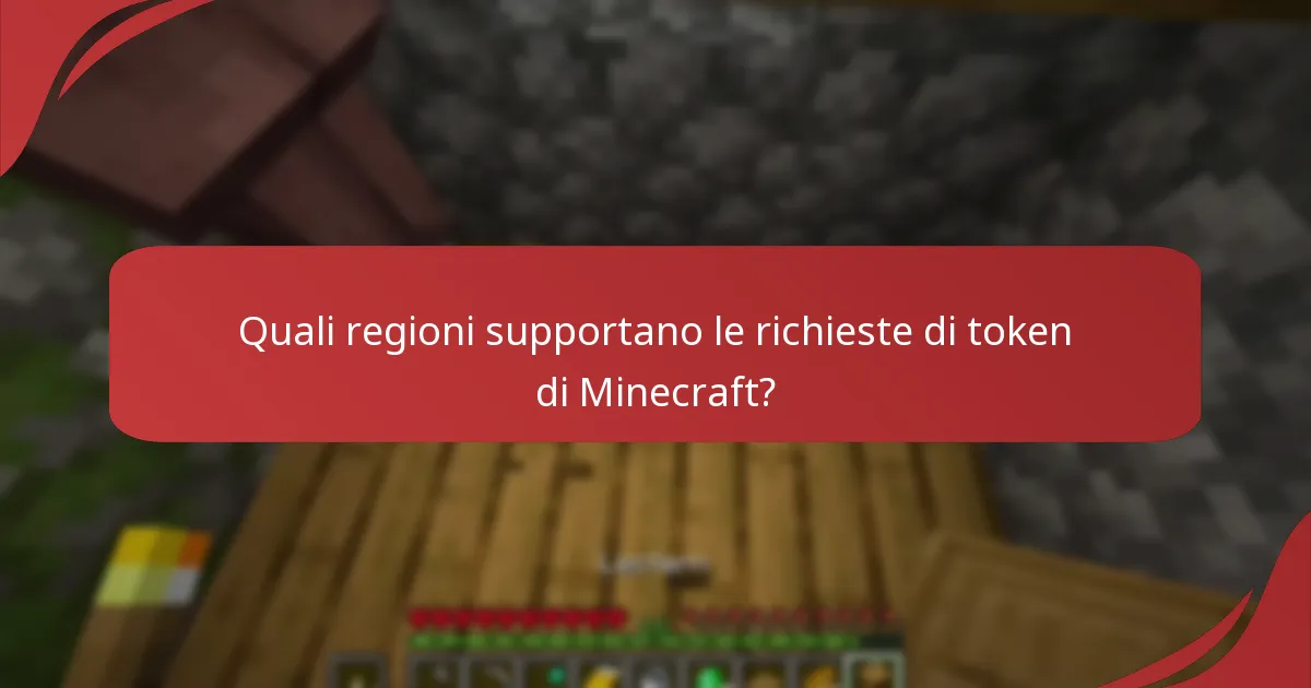 Quali restrizioni si applicano alla richiesta dei token di Minecraft?