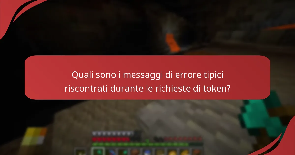 Quali risorse possono assistere con le richieste di token di Minecraft?